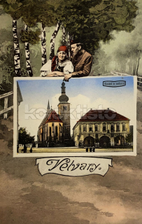400 Kč KL Pohlednice Velvary, CZE113712