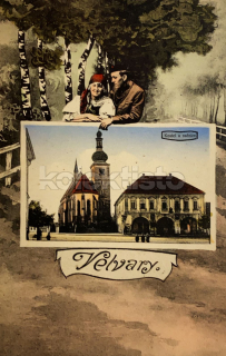 400 Kč KL Pohlednice Velvary, CZE113713
