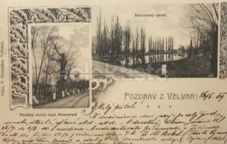 420 Kč KL Pohlednice Velvary, CZE113719
