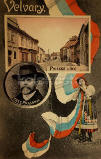 600 Kč KL Pohlednice Velvary, CZE113722