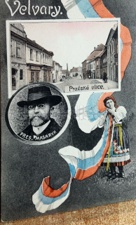 650 Kč KL Pohlednice Velvary, CZE113725