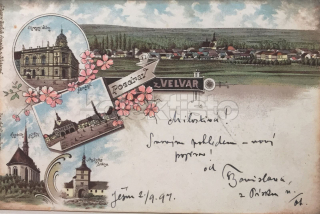 700 Kč KL Pohlednice Velvary, CZE113727
