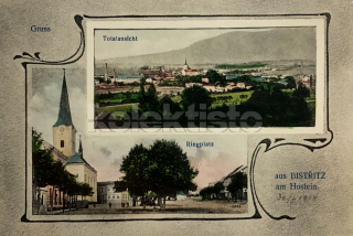 700 Kč KM Pohlednice Bystřice pod Hostýnem, CZE113830