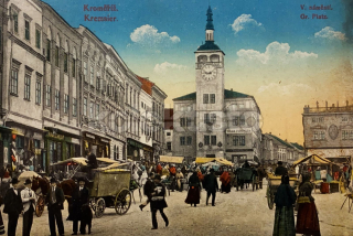 350 Kč KM Pohlednice Kroměříž, CZE113967