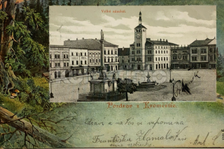 900 Kč KM Pohlednice Kroměříž, CZE113988