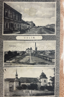 420 Kč KO Pohlednice Velim, CZE114100