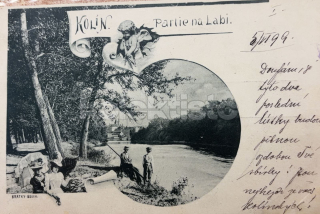 460 Kč KO Pohlednice Kolín, CZE114106