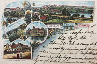 600 Kč KO Pohlednice Týnec nad Labem, CZE114115