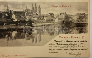 300 Kč KO Pohlednice Kolín, CZE114193