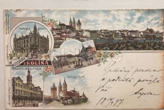 350 Kč KO Pohlednice Kolín, CZE114210