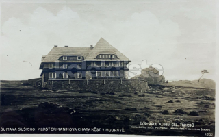 180 Kč KT Pohlednice Modrava BOUDY, CZE114275