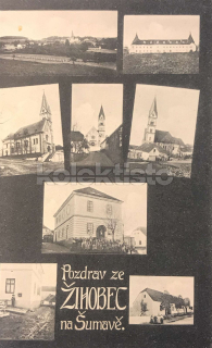 420 Kč KT Pohlednice Žihobec na Šumavě, CZE114378