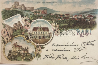 400 Kč KT Pohlednice Rabí, CZE114611