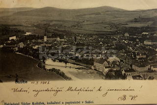 350 Kč KT Pohlednice Sušice, CZE114632