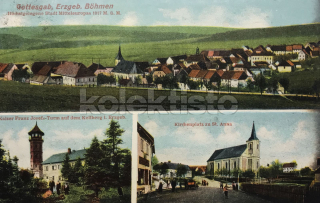 380 Kč KV Pohlednice Boží Dar ROZHLEDNY, CZE114783