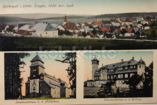 420 Kč KV Pohlednice Boží Dar ROZHLEDNY, CZE114784