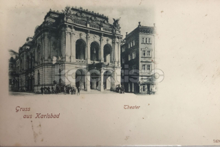 100 Kč KV Pohlednice Karlovy Vary DIVADLA, CZE114974