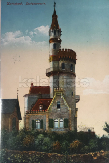 100 Kč KV Pohlednice Karlovy Vary ROZHLEDNY, CZE114975