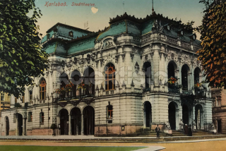 160 Kč KV Pohlednice Karlovy Vary DIVADLA, CZE115125