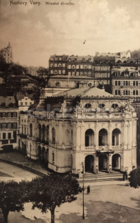 160 Kč KV Pohlednice Karlovy Vary DIVADLA, CZE115126