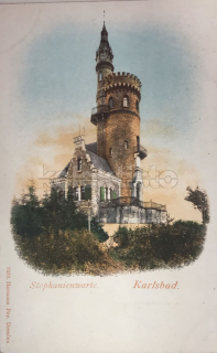 240 Kč KV Pohlednice Karlovy Vary ROZHLEDNY, CZE115180