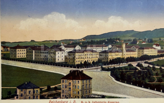 380 Kč LI Pohlednice Liberec KASÁRNY, CZE115593