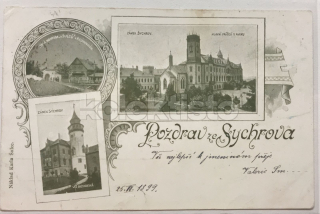 400 Kč LI Pohlednice Sychrov HOSPODY, CZE115608