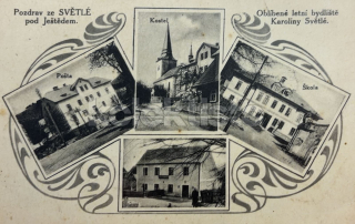 420 Kč LI Pohlednice Světlá pod Ještědem, CZE115626
