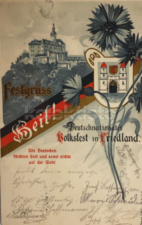 1000 Kč LI Pohlednice Frýdlant KOLÁŽE, CZE115720