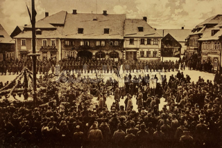360 Kč LI Pohlednice Jablonné v Podještědí VOJÁCI, CZE115850