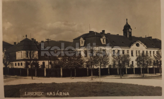 160 Kč LI Pohlednice Liberec KASÁRNY, CZE115910