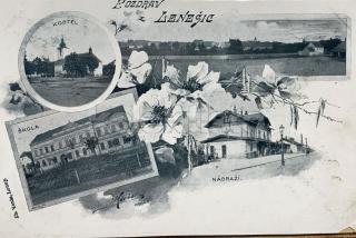 420 Kč LN Pohlednice Lenešice NÁDRAŽÍ, CZE116114