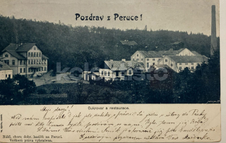 450 Kč LN Pohlednice Peruc CUKROVARY, HOSPODY, CZE116191