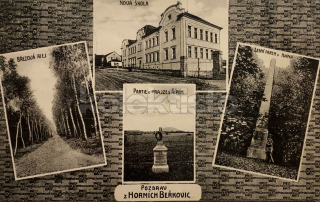 300 Kč LT Pohlednice Horní Beřkovice POMNÍKY, CZE116290