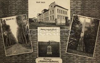 300 Kč LT Pohlednice Hořní Beřkovice POMNÍKY, CZE116291
