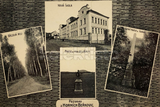 380 Kč LT Pohlednice Horní Beřkovice POMNÍKY, CZE116309