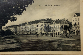 160 Kč LT Pohlednice Litoměřice KASÁRNY, CZE116347