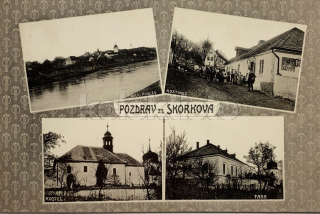 420 Kč MB Pohlednice Skorkov HOSPODY, CZE116771