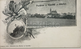 380 Kč ME Pohlednice Vysoká, CZE117021