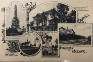 280 Kč NA Pohlednice Václavice POMNÍKY, CZE117444