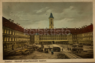 300 Kč NA Pohlednice Jaroměř-Josefov KASÁRNY, CZE117705