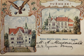 600 Kč NA Pohlednice Jaroměř-Josefov SOKOL, CZE117753