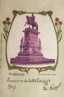 400 Kč NB Pohlednice Poděbrady, CZE118122
