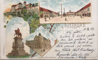 400 Kč NB Pohlednice Poděbrady, CZE118123