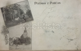 420 Kč NB Pohlednice Poříčany, CZE118138