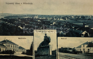 360 Kč NB Pohlednice Milovice NÁDRAŽÍ, CZE118221