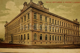 350 Kč NB Pohlednice Sadská, CZE118396