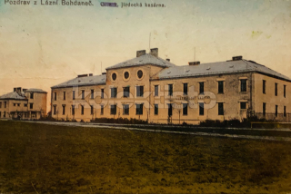 360 Kč PA Pohlednice Lázně Bohdaneč KASÁRNY, CZE119890