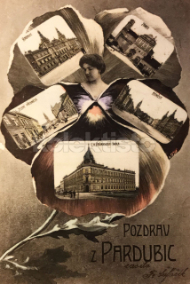 1200 Kč PA Pohlednice Pardubice, CZE120024