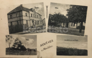 420 Kč PB Pohlednice Nová Ves pod Pleší, CZE120235